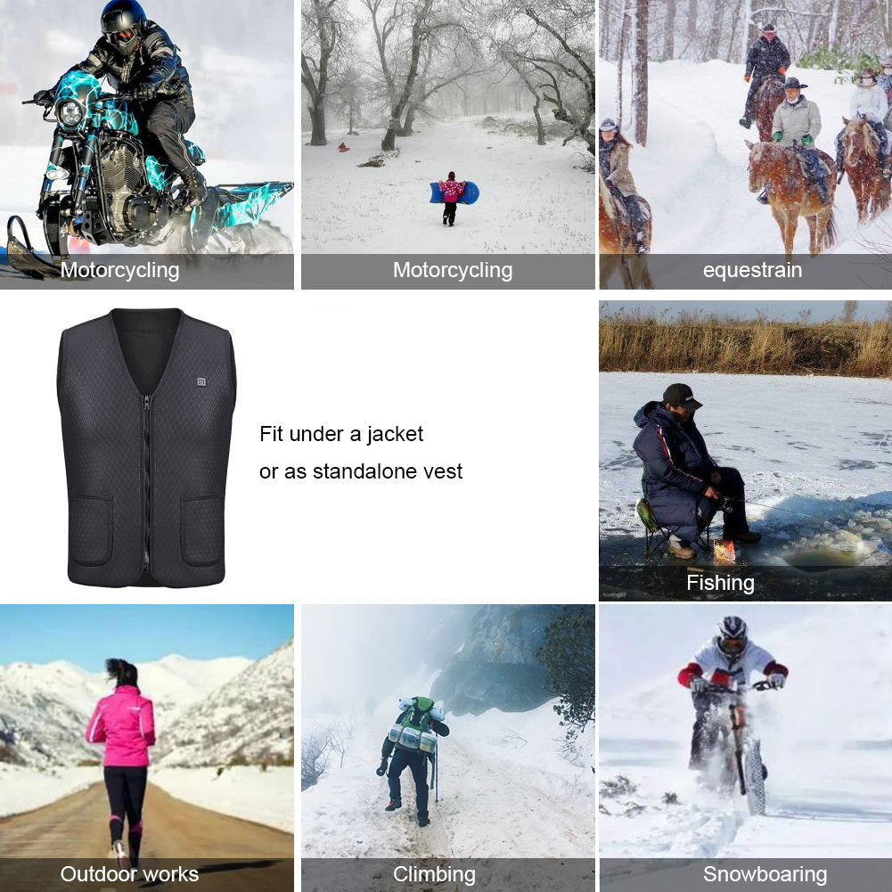 Russell – Elektrisch Beheizte Weste für Outdoor-Aktivitäten