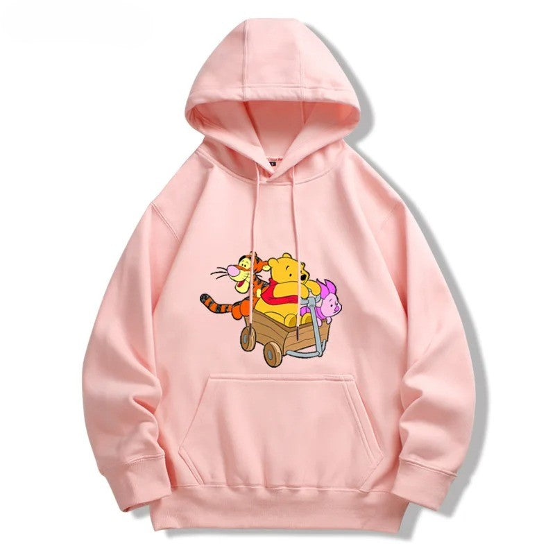 Cameron - Kapuzenpullover im Cartoon-Stil für Paare
