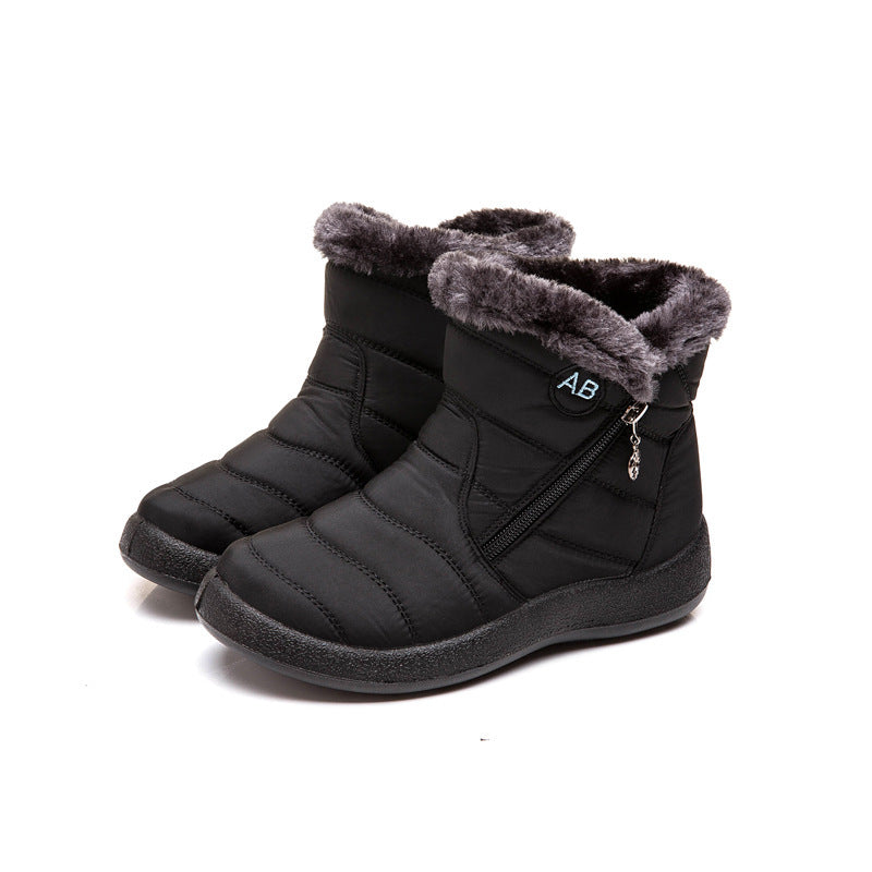 Nicola – Wasserdichte Damenstiefeletten mit Plüschfutter