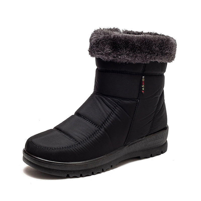Francesca – Winterwarme Damenstiefel mit niedrigem Absatz