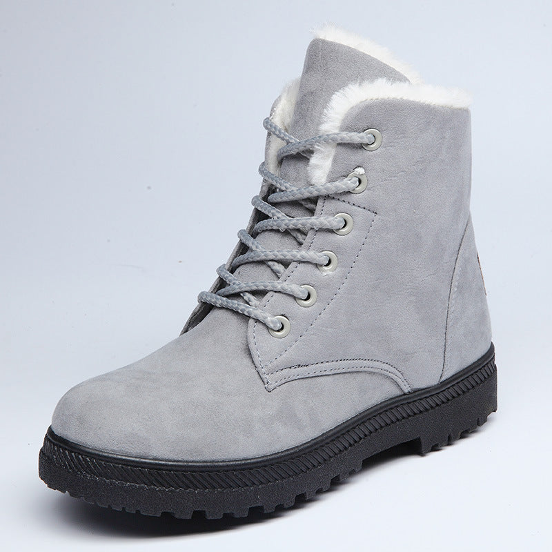 Linda – Warme Damen Schneestiefel mit Plüsch