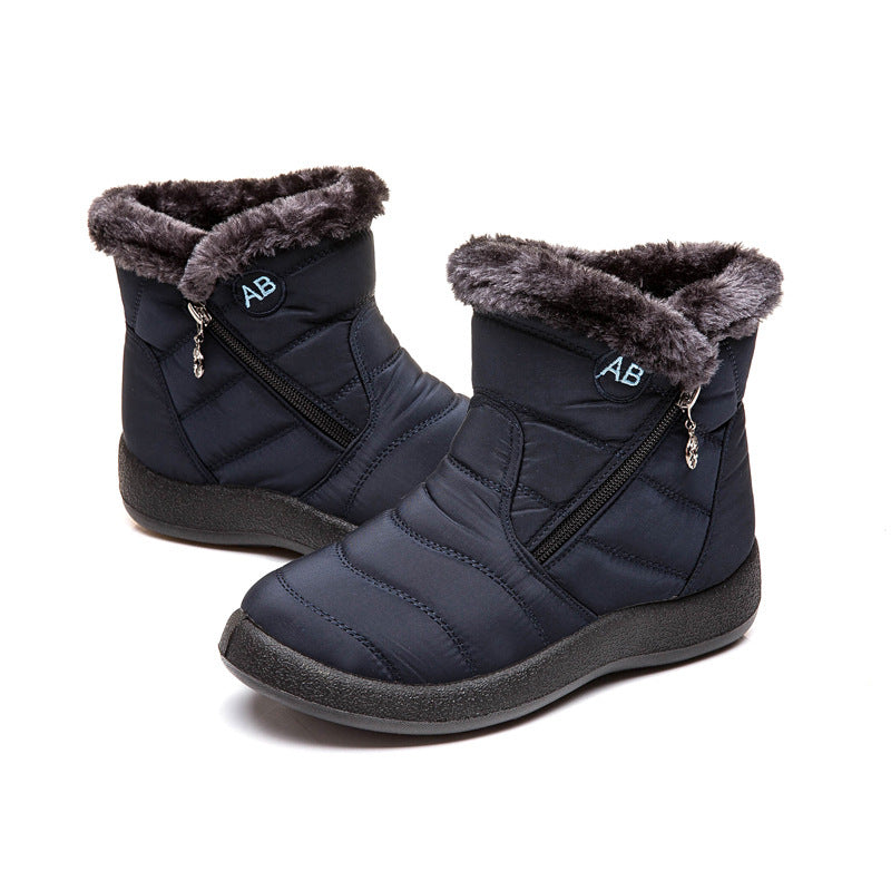 Nicola – Wasserdichte Damenstiefeletten mit Plüschfutter