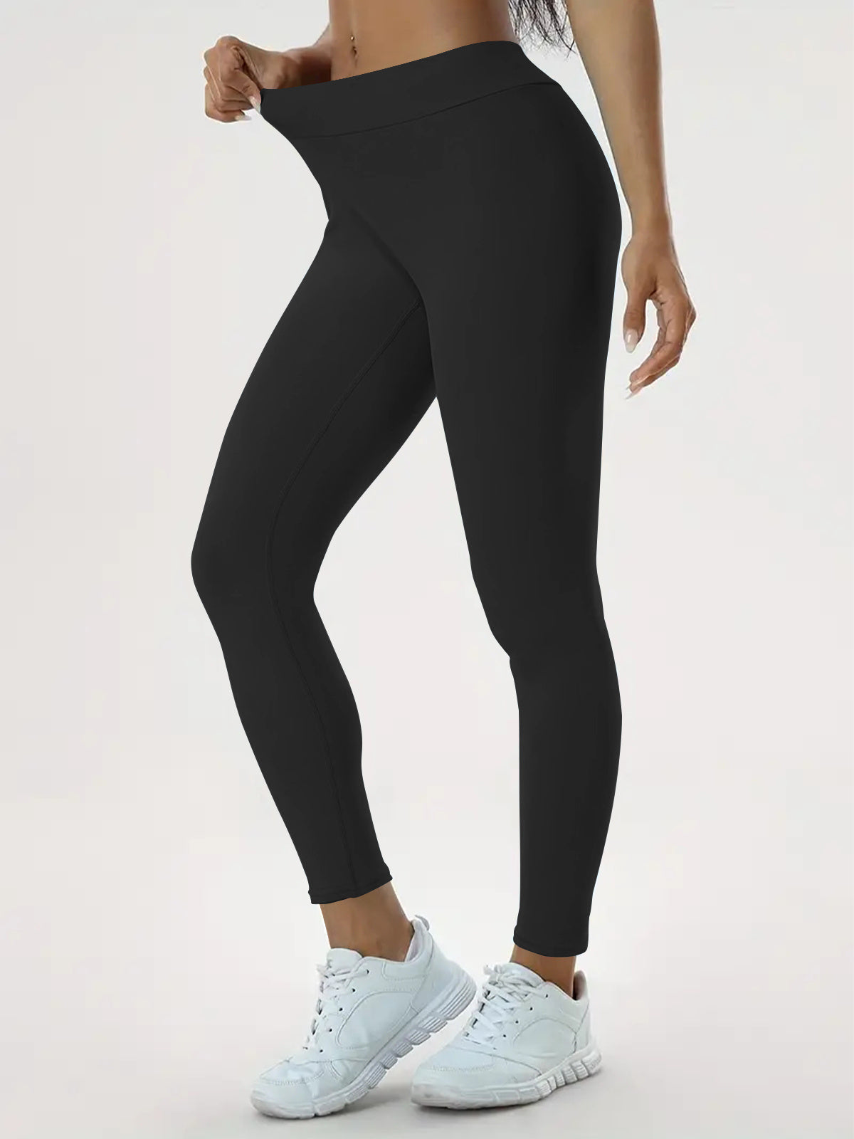 Sharon – Hochtaillierte Damen-Yogahose mit elastischem Bund