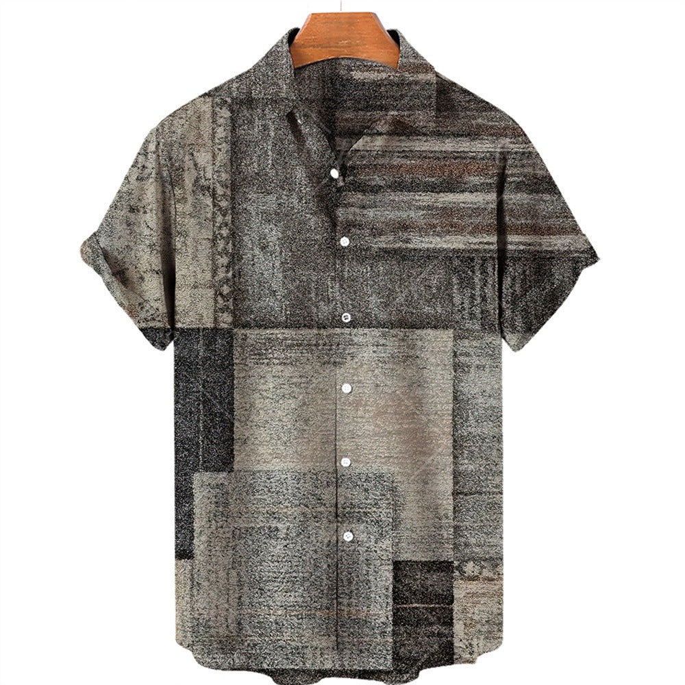 Ron – Ethnisches Print-Top in Übergröße