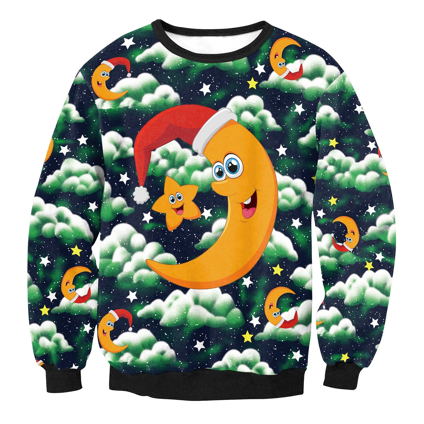 Hayley – Lustiger Weihnachtspullover mit Santa-Elf-Design für Damen