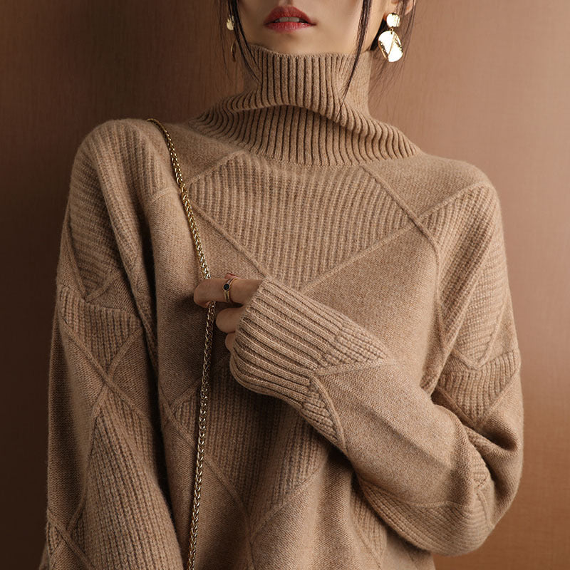 Linda – Langärmeliger Damenpullover für Herbst und Winter