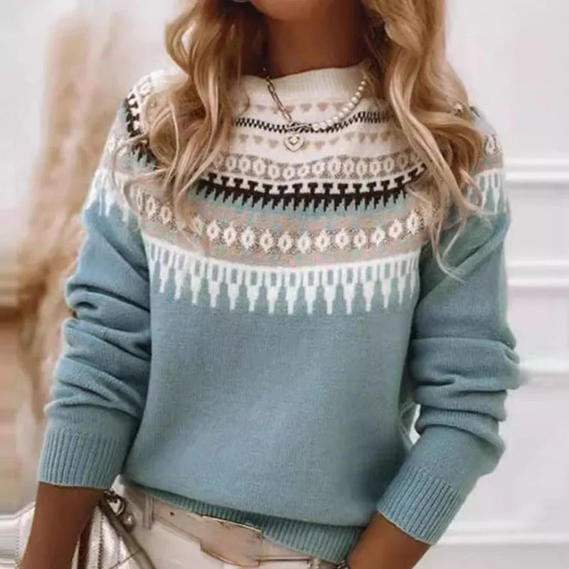 Sophia – Damen Strickpullover für Herbst und Winter