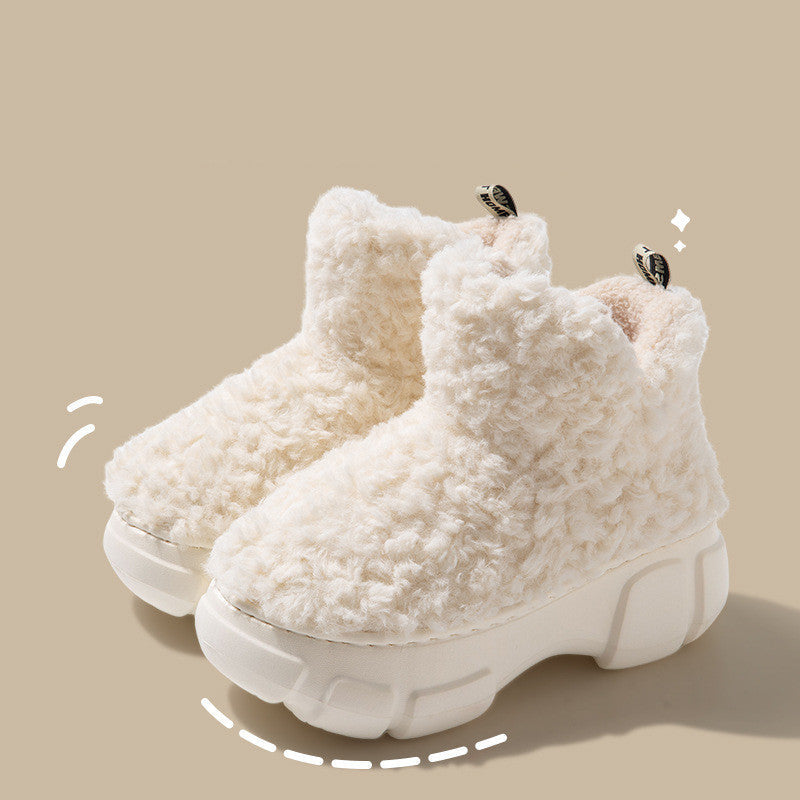 Natalie – Winterstiefel mit 6 cm Plateausohle und Plüschfutter