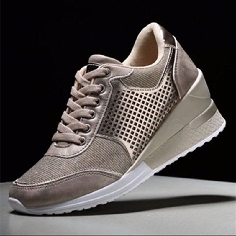 Harriet – Schnürsneaker mit Plateauabsatz