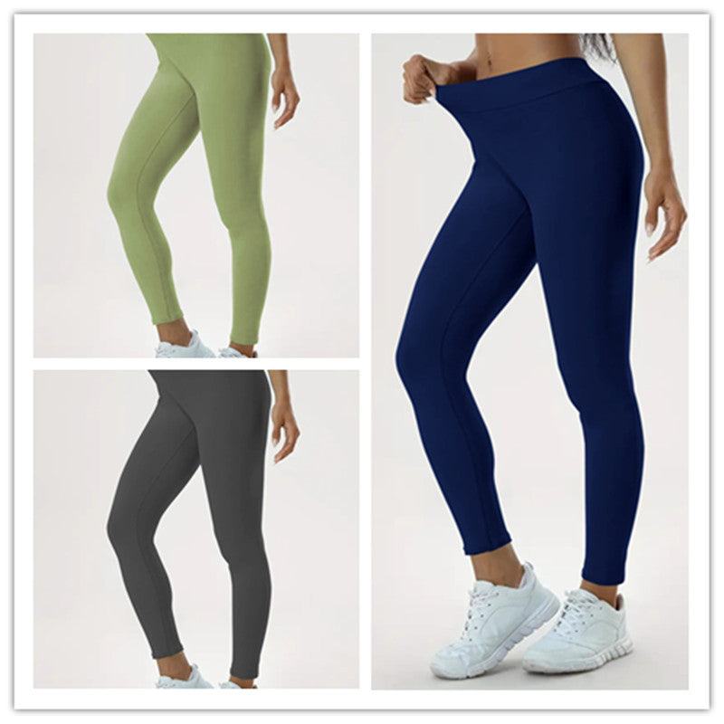 Sharon – Hochtaillierte Damen-Yogahose mit elastischem Bund
