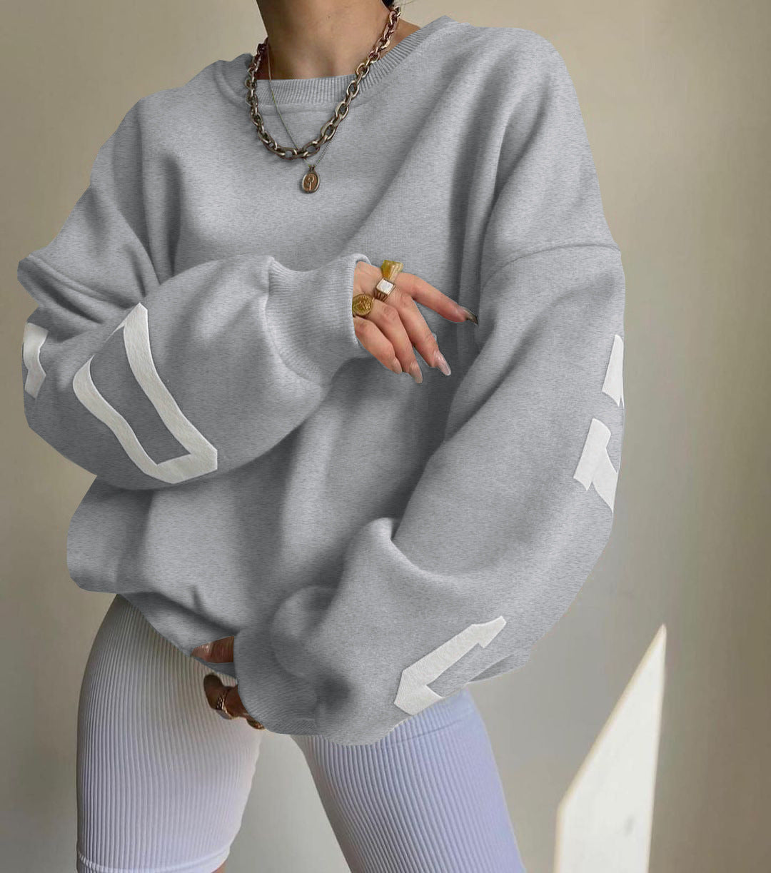 Michelle – Modischer Damenpullover mit Print
