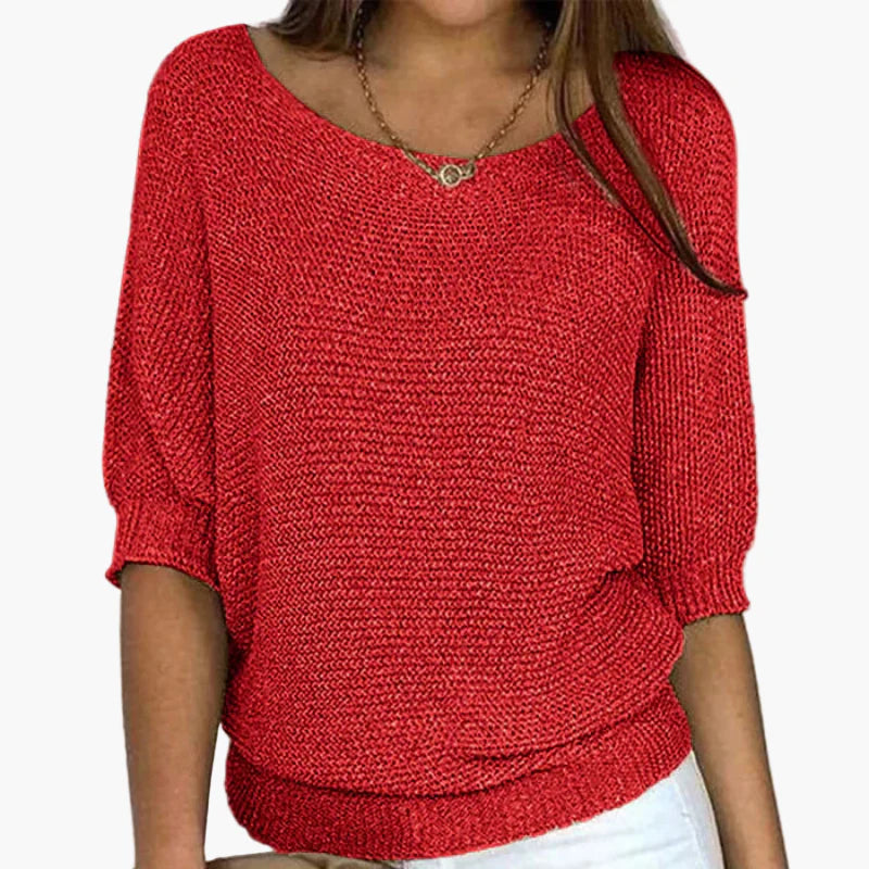 Damen Strickpullover Lockerer Stil für Alltag und Freizeit