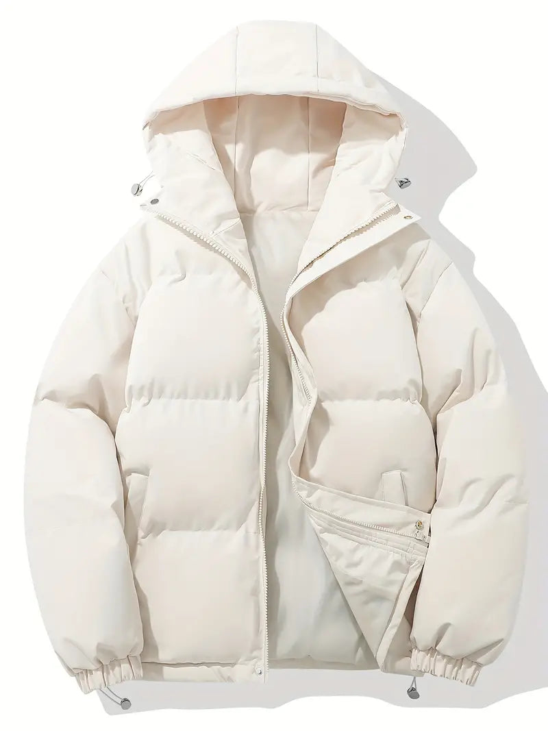 Herren Winter Daunenjacke mit Kapuze – Klassischer Stil für Alltag & Outdoor