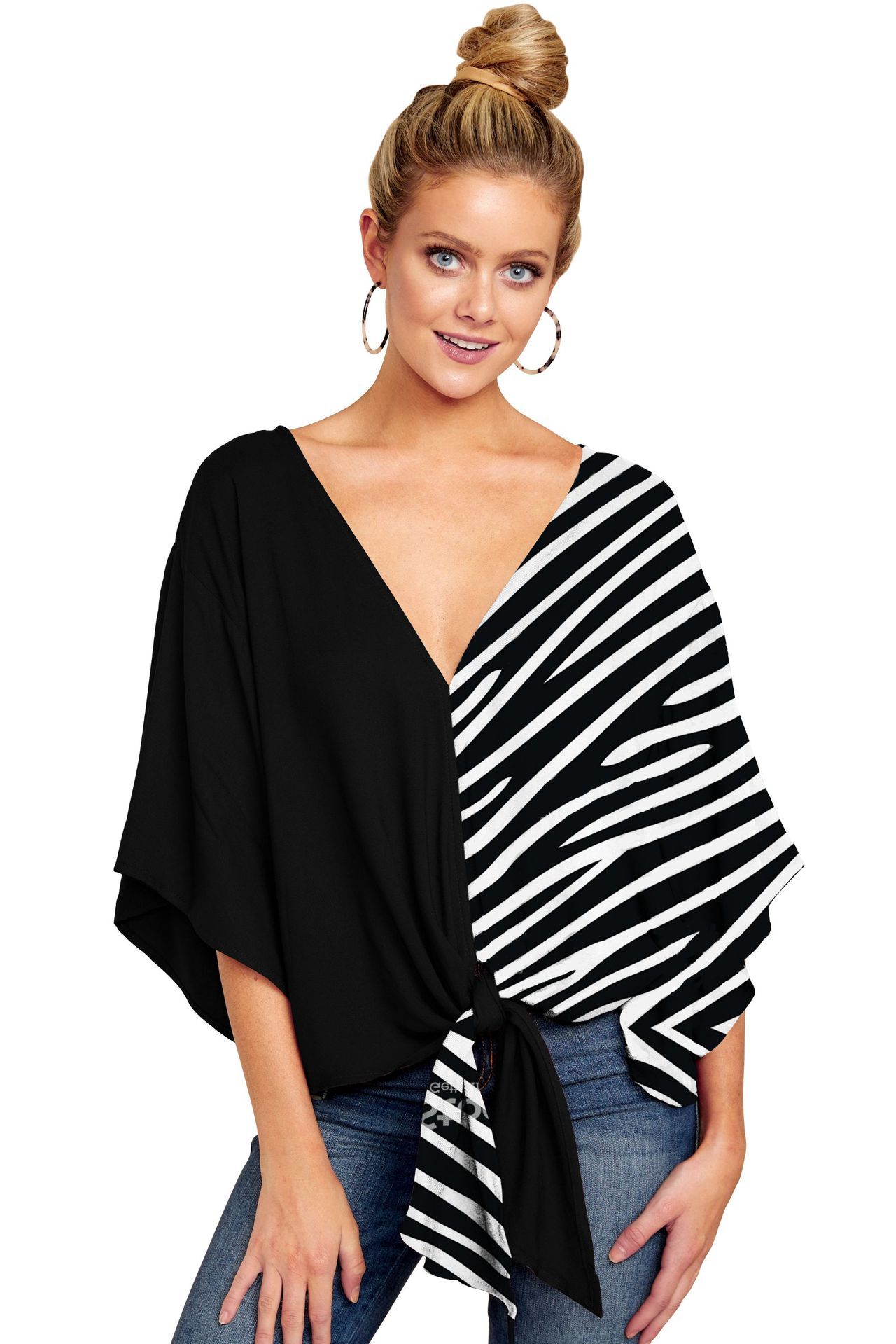 Sue – Oversize Bluse mit Leopardenmuster