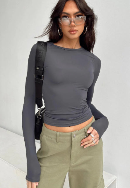 Joanne – Schlanker Damenpullover mit langen Ärmeln