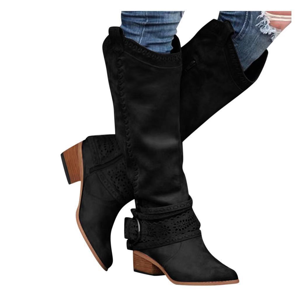 Tanya – Damen-Ritterstiefel aus Wildleder