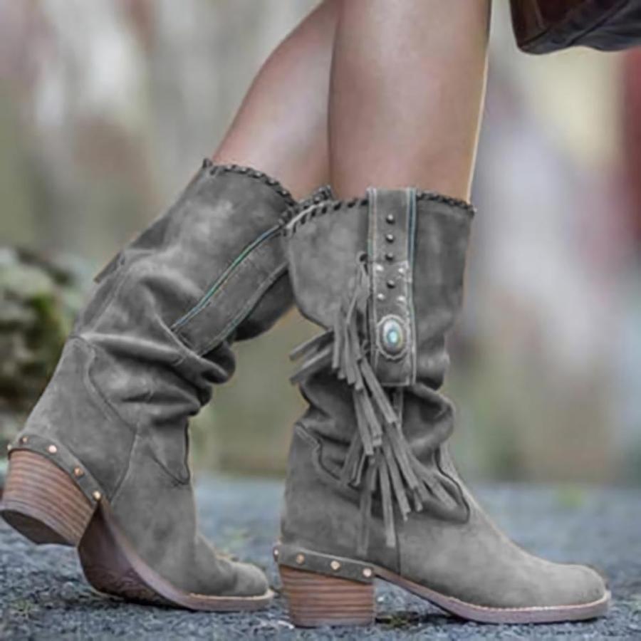 Wendy – Damenstiefeletten mit quadratischem Absatz