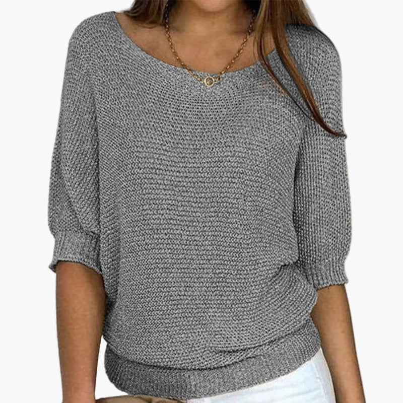 Damen Strickpullover Lockerer Stil für Alltag und Freizeit