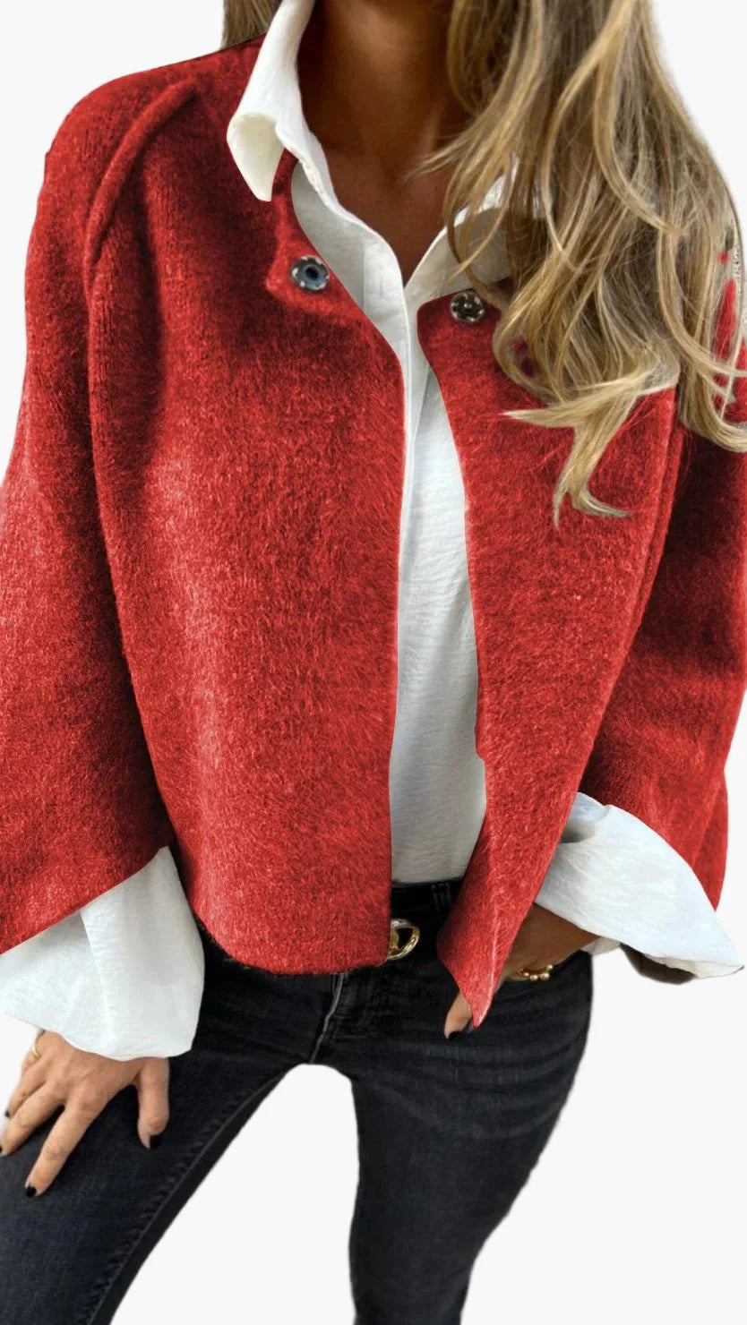Damen Wollmantel Celeste – Eleganter Kurzjacken-Stil für Business & Freizeit
