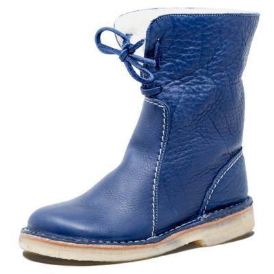 Sue – Damen Winterstiefel mit Kunstpelz und Schnürung
