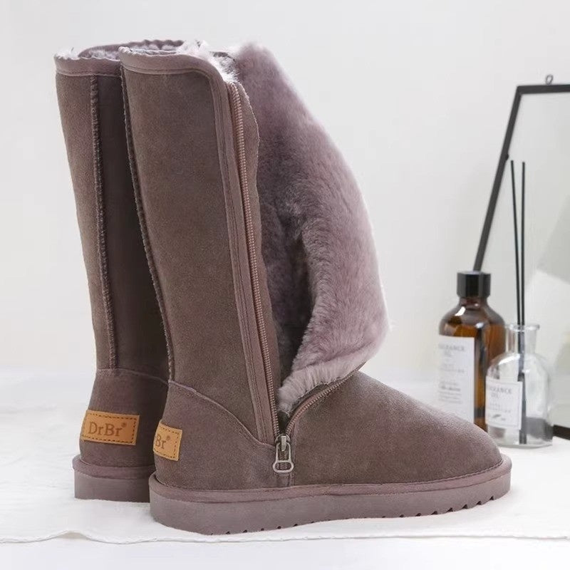 Lynda – Gefütterte Dicke Winterstiefel im Koreanischen Stil