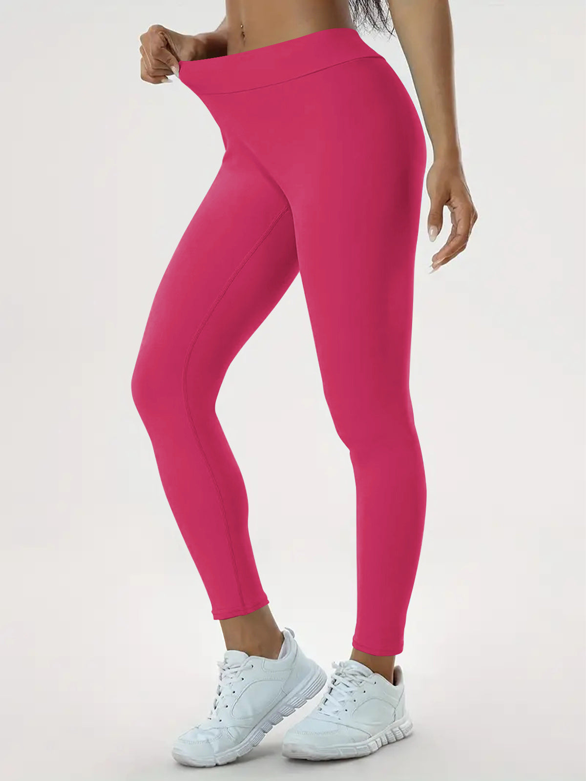 Sharon – Hochtaillierte Damen-Yogahose mit elastischem Bund