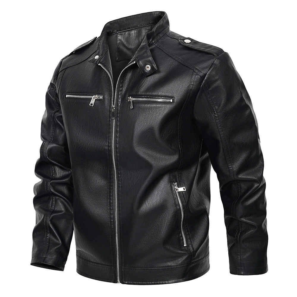 Rodney – Motorradjacke mit Stehkragen für Herren