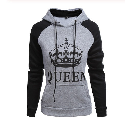 Simon – Bedrucktes Kapuzen-Sweatshirt für Paare