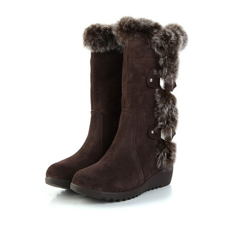 Emma – Warme Damenstiefel mit Fell