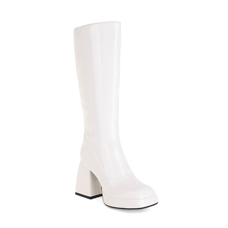 Caroline – Damenhohe Stiefel aus wasserfestem Material