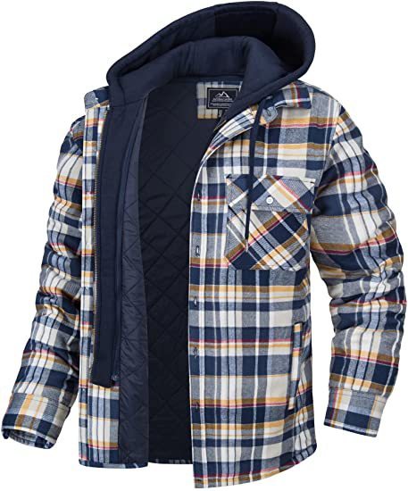 Nick – Herrenjacke mit Dickem, Gepolstertem Karomuster