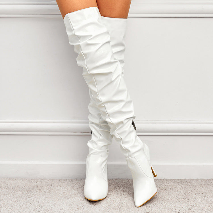 Sophie – Kniehohe Damenstiefel mit Superhohem Absatz