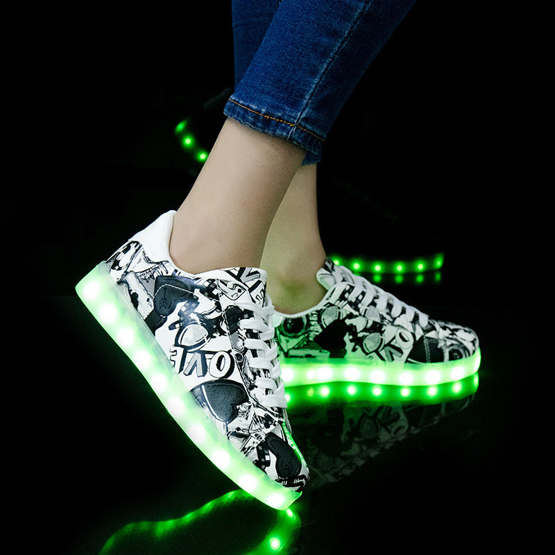 Ruth – Leuchtende Sportschuhe mit fluoreszierendem Design