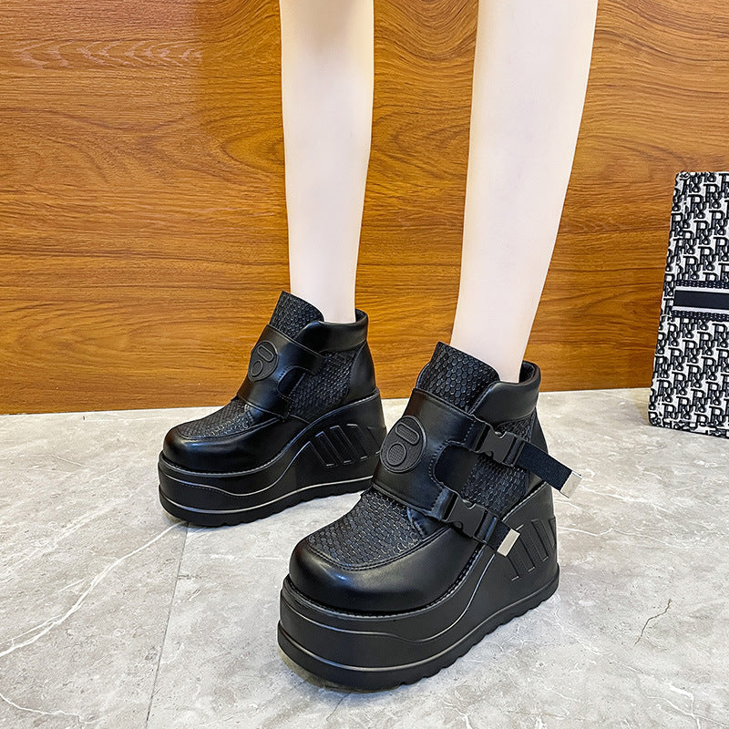 Marion – Damen High-Heels mit dicker Sohle