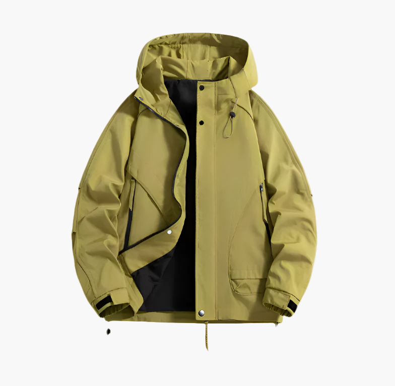 Herren Outdoor Windbreaker Funktionsjacke – Wasserdicht & Winddicht, Leicht, Atmungsaktiv, Ideal für Freizeit und Outdoor