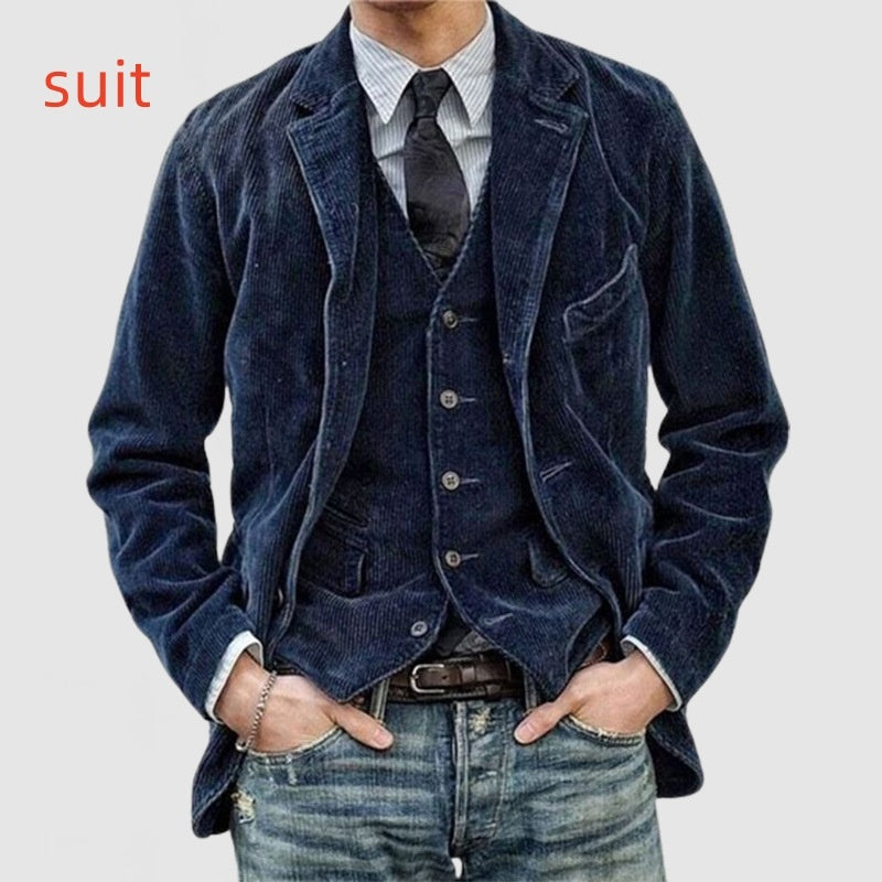 Rowan – Cordjacke für Herren im Casual-Stil