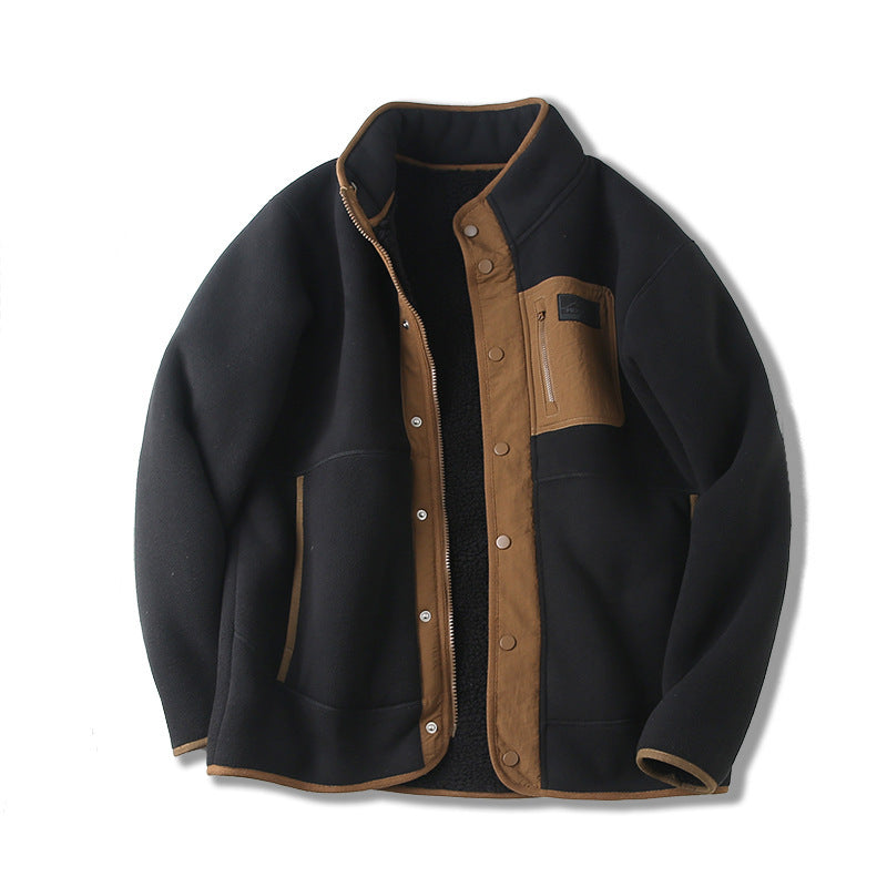 Aaron – Fleecegefütterte Jacke mit Stehkragen