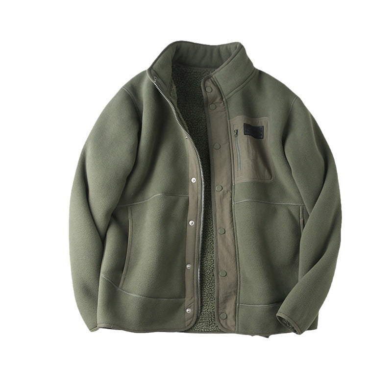 Aaron – Fleecegefütterte Jacke mit Stehkragen