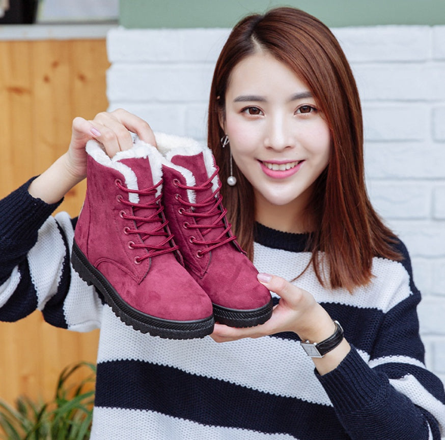 Helen – Damenwinterstiefel mit Kunstplüsch