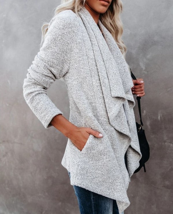 Melissa – Damen Windjacke mit Taschen und Drapierungen