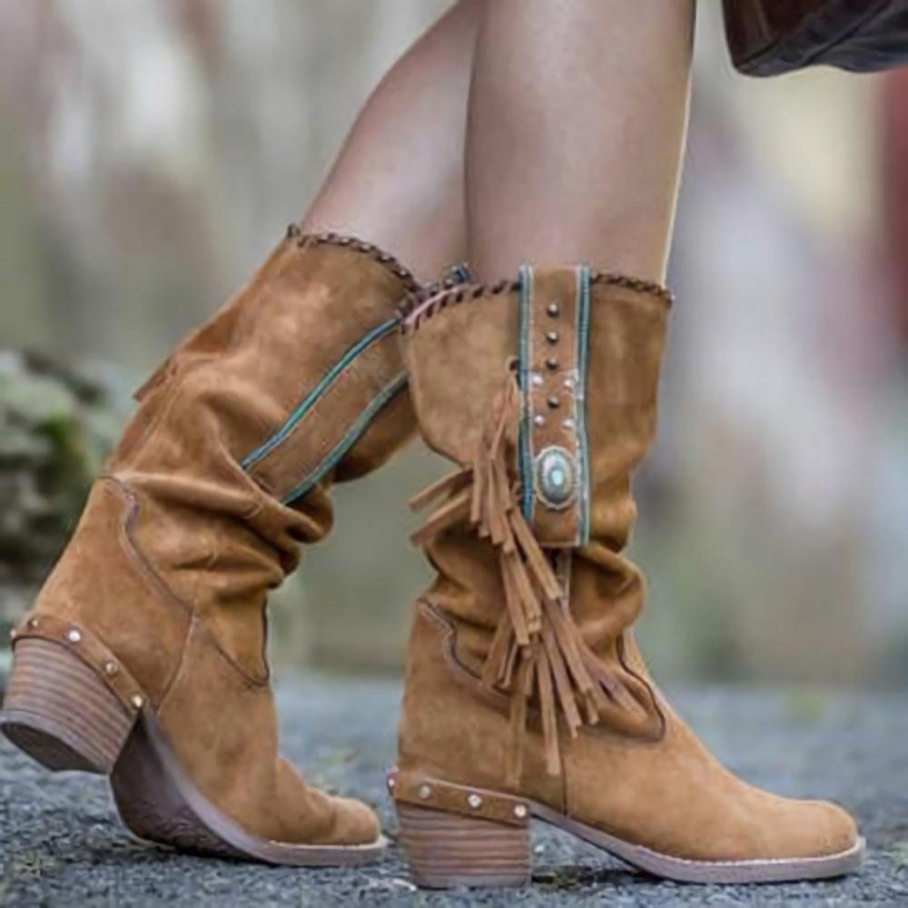 Wendy – Damenstiefeletten mit quadratischem Absatz