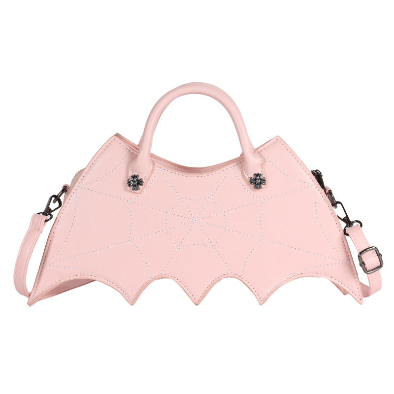 Phoebe – Fledermaus Umhängetasche mit Spinnennetz-Design