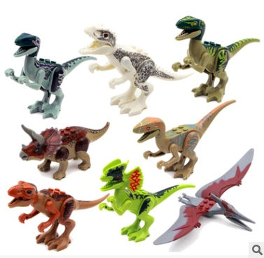 Kinder Dinosaurier Bausteine Figuren Set – Lernspielzeug und Sammelfiguren