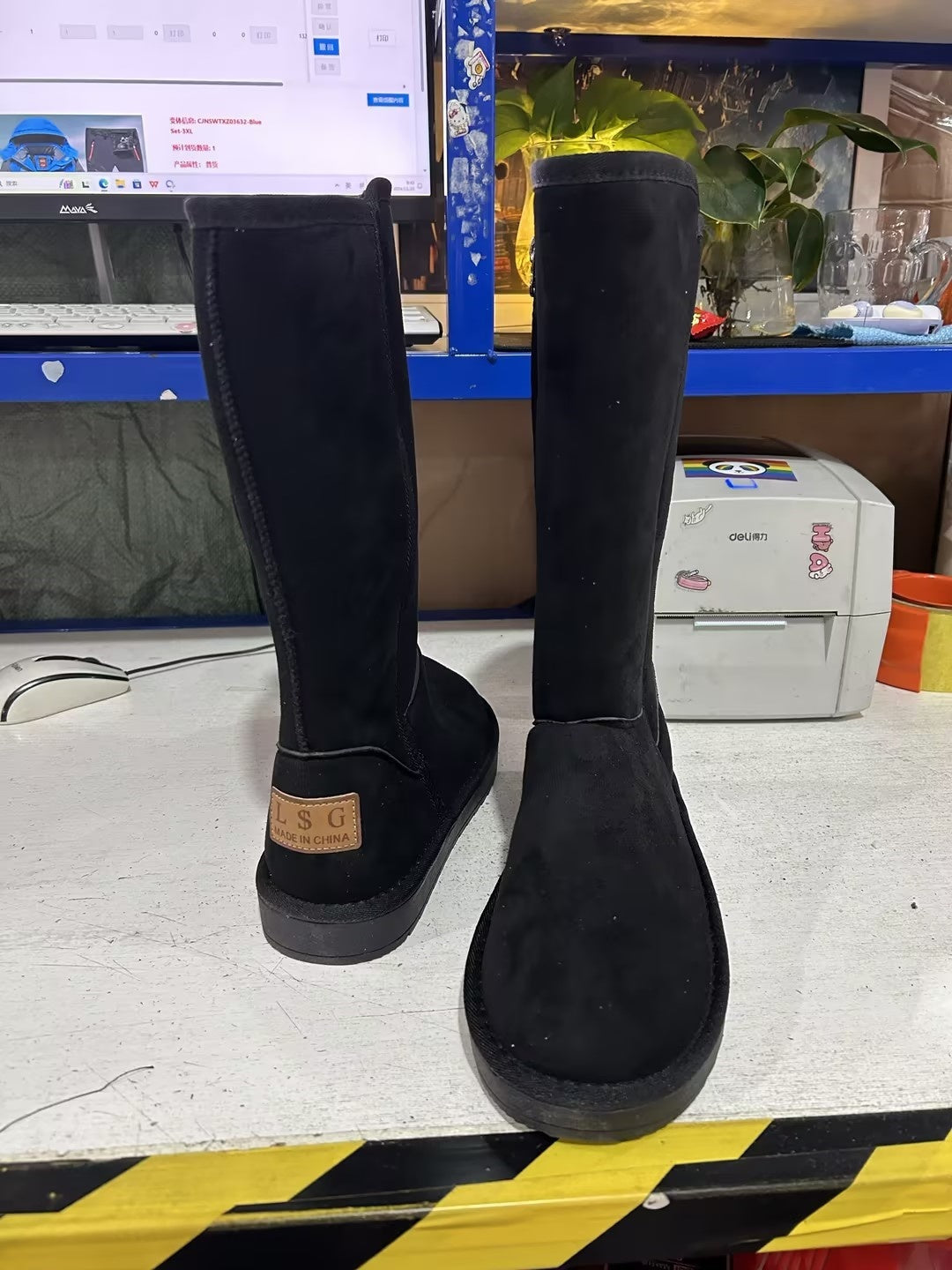 Lynda – Gefütterte Dicke Winterstiefel im Koreanischen Stil
