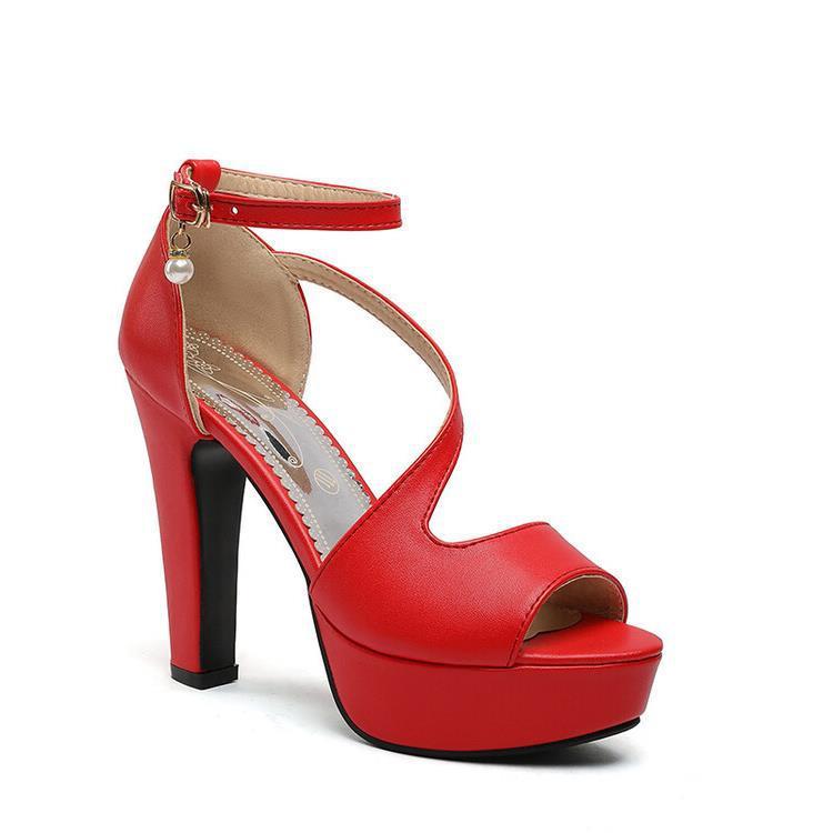 Natalie – Römische Schuhe mit Dicker Sohle für Damen