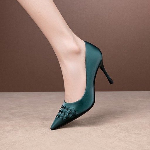 Melissa – Spitze Stilettos mit flachem Mund für Damen