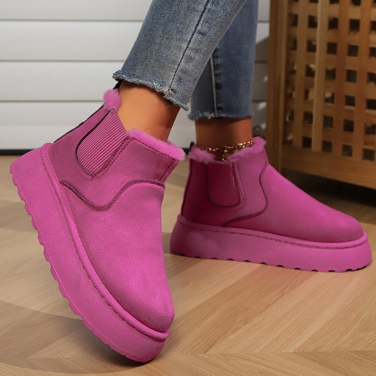 Leah – Modische Damen-Winterstiefel mit dicker Sohle