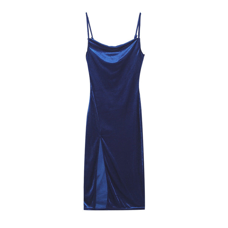 Victoria – Elegantes Damen-Slingkleid mit Schlitz