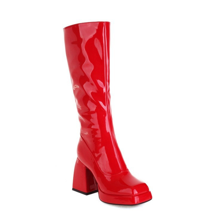 Caroline – Damenhohe Stiefel aus wasserfestem Material