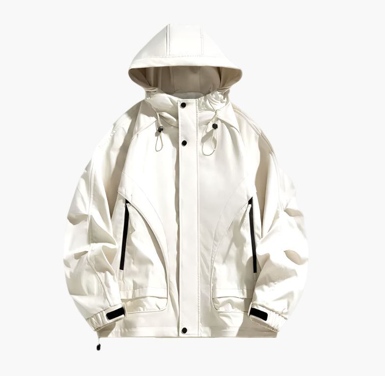 Herren Outdoor Windbreaker Funktionsjacke – Wasserdicht & Winddicht, Leicht, Atmungsaktiv, Ideal für Freizeit und Outdoor